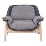 Fåtöljer, Filtti M easy chair, birch - grey, Grå