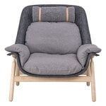 Armchairs & lounge chairs, Filtti L easy chair, birch - grey, Gray