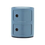 Kartell Componibili säilytyskaluste, 2-osainen, sky blue