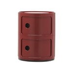 Kartell Componibili säilytyskaluste, 2-osainen, burgundy