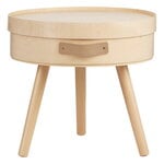 Tables basses, Table basse Aski XL-J, bouleau laqué, Naturel