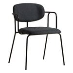 Dining chairs, Frame chair, black - grey, Black