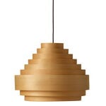 Lampade a sospensione, Lampada a sospensione Hans 1001, 38 cm, pino, Naturale