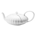 Coffee pots & teapots, Bernadotte tea pot, 1,2 L, porcelain - stainless steel, White