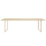 Dining tables, 70/70 table, 255 x 108 cm, solid oak - sand, Beige