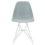 Vitra Eames DSR chair, light grey - white