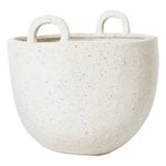Speckle pot, off-white
