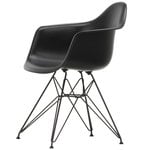 Dining chairs, Eames DAR chair, deep black RE - basic dark, Black