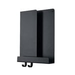 Wall shelves, Folded shelf, black, vertical, Black