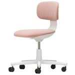 Rookie task chair, pale rose melange - light grey