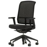 Chaises de bureau, Chaise de bureau AM Chair, LightNet 01 - Plano 66, Noir
