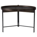 Coffee tables, Compose coffee table, 70 cm, smoked oak - black, Black