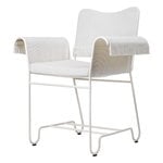 GUBI Tropique chair with fringes, white