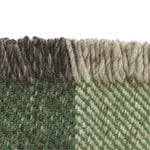 Wool rugs, Fringe rug, 0922, Green