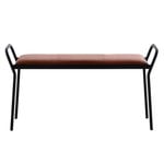 Bancs, Banc Anytwo, noir - cognac vintage, Noir