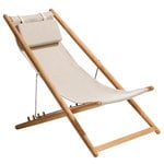 H55 easy chair, teak - beige Sunbrella H55 easy chair, teak - beige Sunbrella