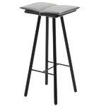Georg bar stool, high, black Georg bar stool, high, black