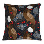 Ketunmarja tyynynpäällinen 50 x 50 cm, tummansininen-ruskea Ketunmarja tyynynpäällinen 50 x 50 cm, tummansininen-ruskea