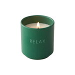 Scented candle, small, grass green