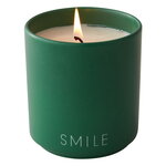 Scented candle, large, grass green