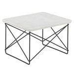 Sivu- ja apupöydät, Eames LTR Occasional pöytä, marmori - basic dark, Valkoinen