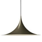 Lampade a sospensione, Lampada a sospensione Semi, 47 cm, dark cocoa, lucida, Marrone