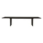 Dining tables, Private dining table, 320 x 100 cm, black / brown stained ash, Black