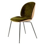 Dining chairs, Beetle chair, black chrome - oak - Mumble 40, Green
