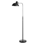 Floor lamps, Kaiser Idell 6580-F Luxus floor lamp, matt black, Black