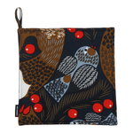 Ketunmarja pot holder, dark blue - brown Ketunmarja pot holder, dark blue - brown