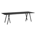 Tables de salle à manger, Table Loop Stand 250 cm, noir, Noir