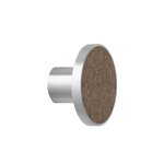 Hook, large, steel - brown marble Hook, large, steel - brown marble