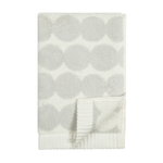 Räsymatto guest towel, white - grey Räsymatto guest towel, white - grey