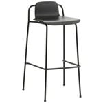 Bar stools & chairs, Studio barstool, 75 cm, black, Black