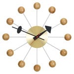 Wall clocks, Ball Clock, cherry, Natural