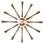 Wall clocks, Spindle Clock, Brown