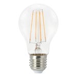 Light bulbs, LED A60 filament bulb 7W E27 806lm, Transparent