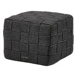 Cube footstool, dark grey