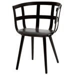 Dining chairs, Julie chair, black stained ash, Black