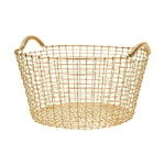 Metal baskets, Classic 35 wire basket, brass, Gold