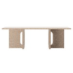Androgyne lounge table, 120 x 45cm, Kunis Breccia stone, sand Androgyne lounge table, 120 x 45cm, Kunis Breccia stone, sand