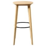 Minus Tio Audrey bar stool 78 cm, lacquered oak - black