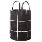 Big Mama fabric basket, black