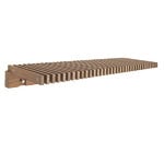 Portemanteaux muraux, Armoire Cutter, teck, Naturel