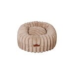 Orthopedic Plush Bed Round dog bed, taupe