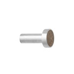 Hook, small, steel - brown marble Hook, small, steel - brown marble