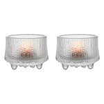 Candleholders, Ultima Thule tealight candleholder,  2 pcs set, matt frosted, Transparent