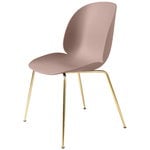 Beetle chair, brass - sweet pink