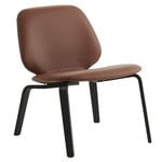 My Chair lounge chair, black - cognac leather