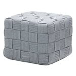 Patio chairs, Cube footstool, light grey, Grey